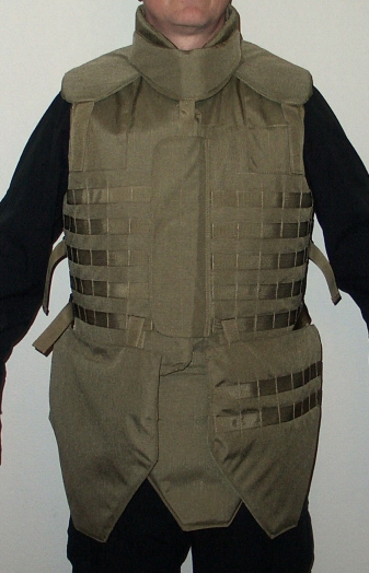"Turtle" Jacket  with Extra Groin Protectors - Front