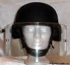 Ballistic Faceshield on Police Helmet
